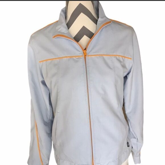MEDIUM Reebok Pastel Blue Jacket - Picture 1 of 5